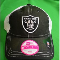 New Era 9Twenty Mujers NFL Oakland Raiders Snapback Distressed Style Cap Hat New  eb-35738773